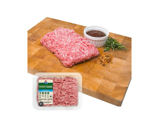 Maple Leaf Lean Ground Pork Raised Without Antibiotics