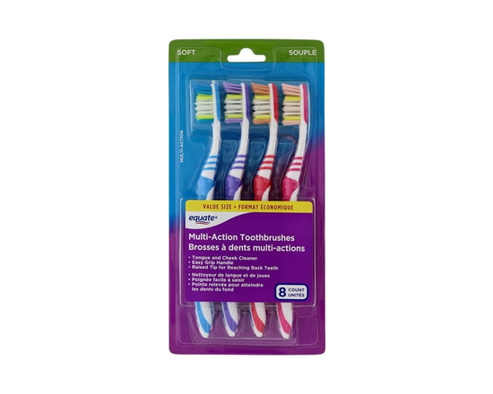 Equate Multi-Action Toothbrush (Soft)