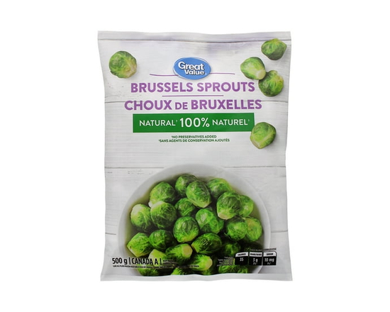 Great Value Frozen Whole Brussels Sprouts