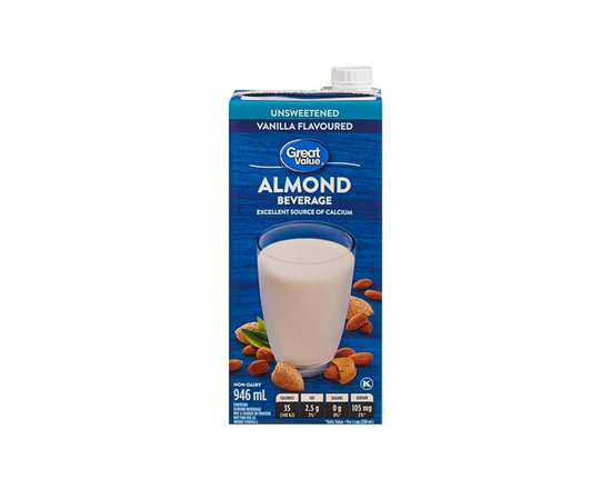 GREAT VALUE PL GV ALMOND ORIGINAL