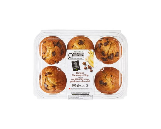 Your Fresh Market Banana Chocolate Chip Muffins