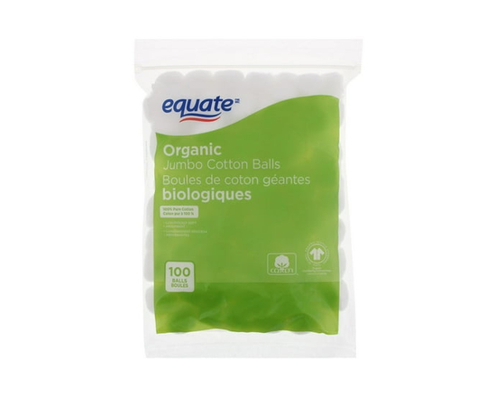 Equate Organic Jumbo Cotton Balls