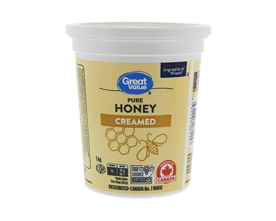 Great Value Pure Creamed Honey - 1 kg