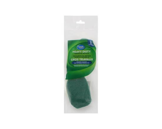 Great Value Heavy Duty Dishwand Refills, 2-Count