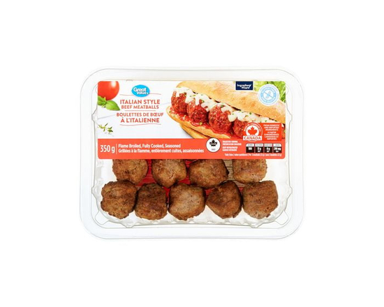 Great Value Italian Style Beef Meatballs