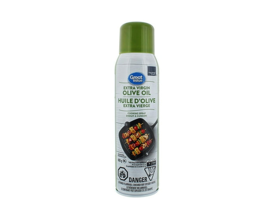 Enduit à cuisson huile d’olive extra vierge Great Value - 400 g