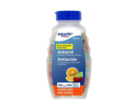 Equate Extra Strength Antacid Calcium Carbonate Tablets