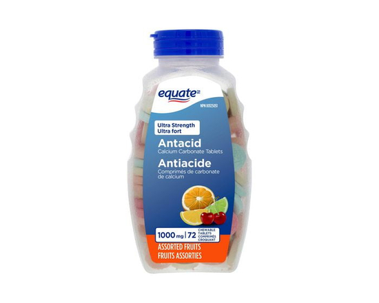 Antiacide comprimés de carbonate de calcium ultra fort Equate