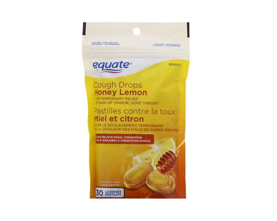 Equate Honey Lemon Cough Drops