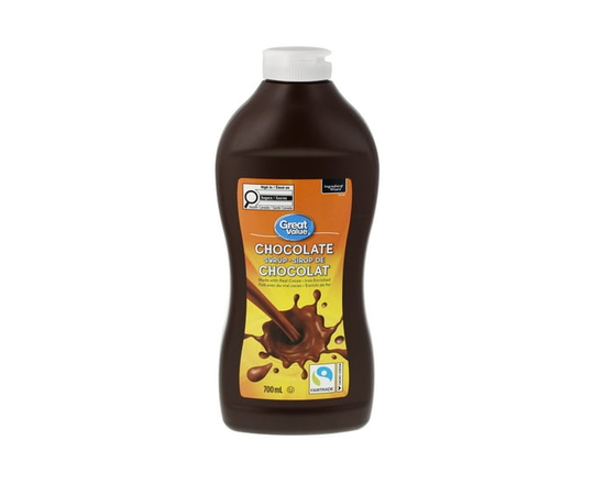 Great Value Chocolate Syrup - 700 mL