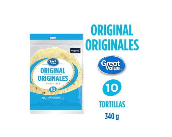 Great Value 7" White Tortillas