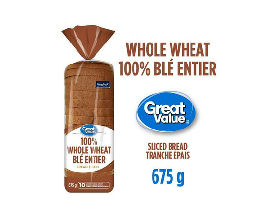 Great Value Whole Wheat Bread