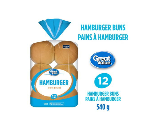 Great Value Hamburger Buns