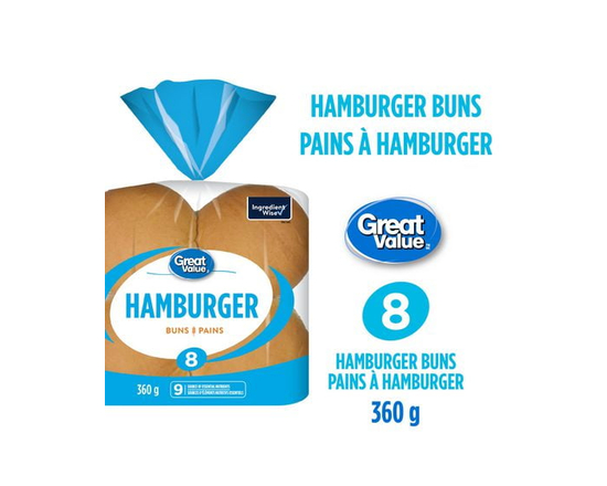 Great Value Hamburger Buns