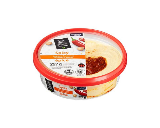 Your Fresh Market Spicy Topped Hummus