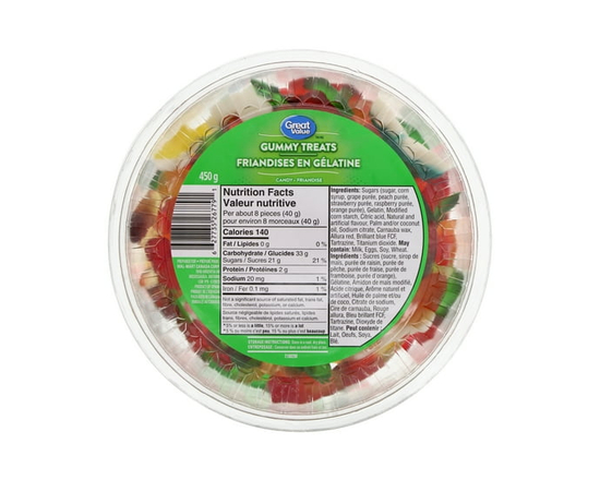 Great Value Gummy Treats - 450 g