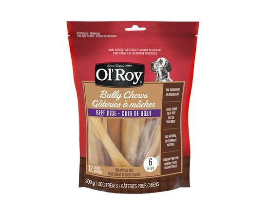 Gâteries à mâcher 6 po cuir de bœuf Ol’ Roy - 6 po