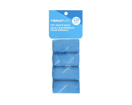 Vibrant Life Sacs à Excréments pour Chien, 120 Sacs