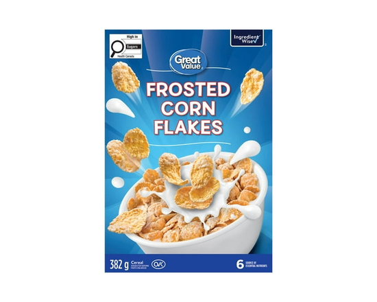 Great Value Frosted Corn Flakes Cereal - Regular