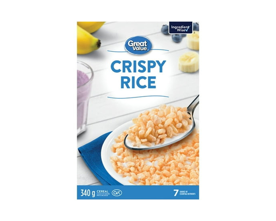 Great Value Crispy Rice Cereal - 340 g