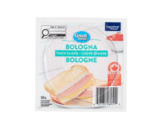 Great Value Thick Sliced Bologna