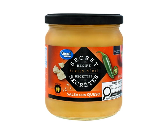 Great Value Secret Recipe Series Salsa Con Queso - 394 mL