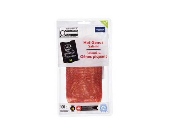 Salami de Gênes piquant Mon marché fraîcheur