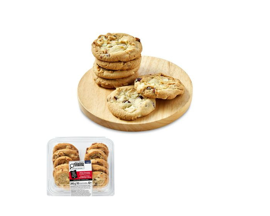 Biscuits au chocolat blanc, aux canneberges et au citron Mon marché fraîcheur