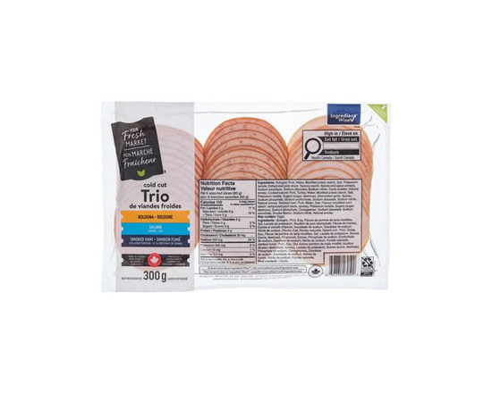 Trio de viandes froides Mon marché fraîcheur