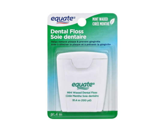 Equate Mint Waxed Dental Floss