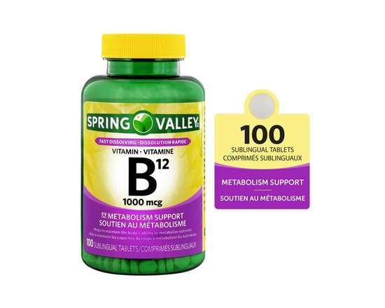 Spring Valley Vitamin B12 1000mcg