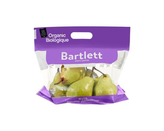 Pears, Bartlett Organic Your Fresh Market