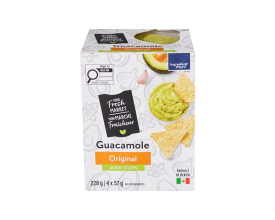 Your Fresh Market Original Chunky Guacamole Mini Cups