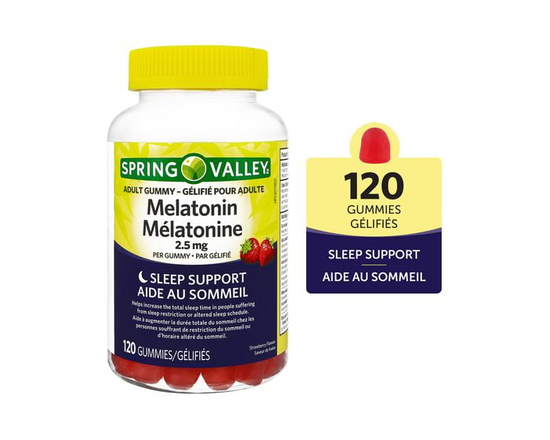 Spring Valley Melatonin, 2.5 mcg