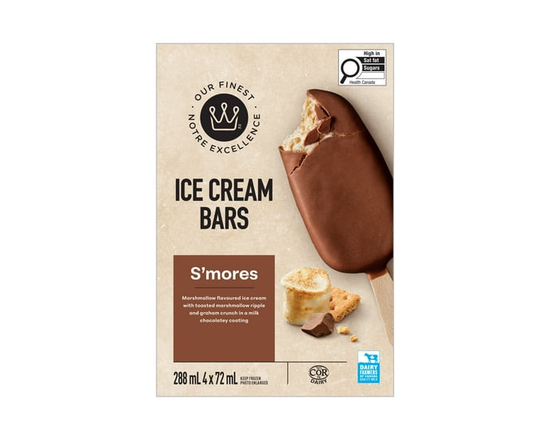 Our Finest S'mores Ice Cream Bars - 288ml