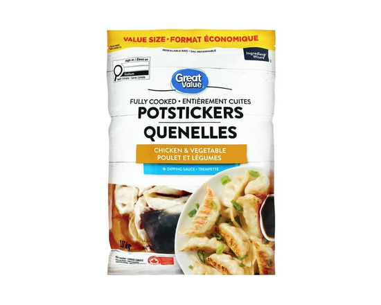 Great Value Frozen Chicken & Vegetable Potstickers, 1.13 kg - 1.13Kg