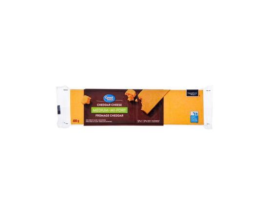 Fromage cheddar moyen Great Value
