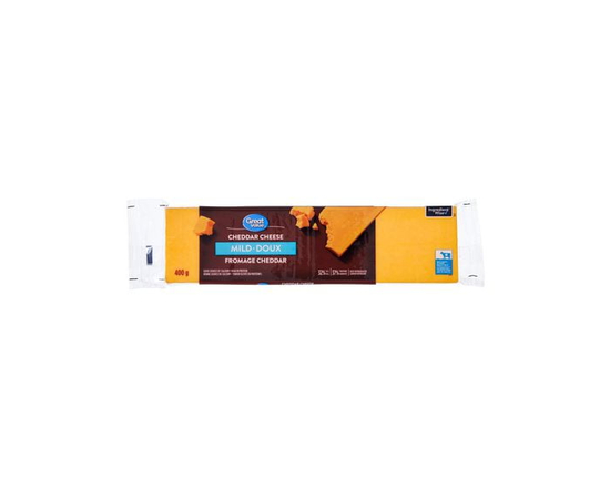 Fromage cheddar doux Great Value
