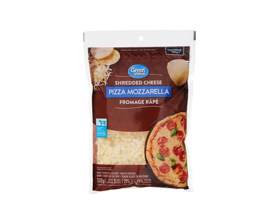 Fromage râpé pizza mozzarella Great Value