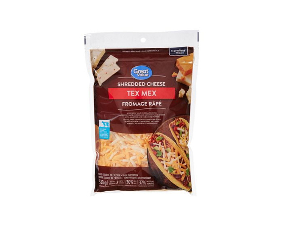 Fromage râpé Tex-Mex Great Value