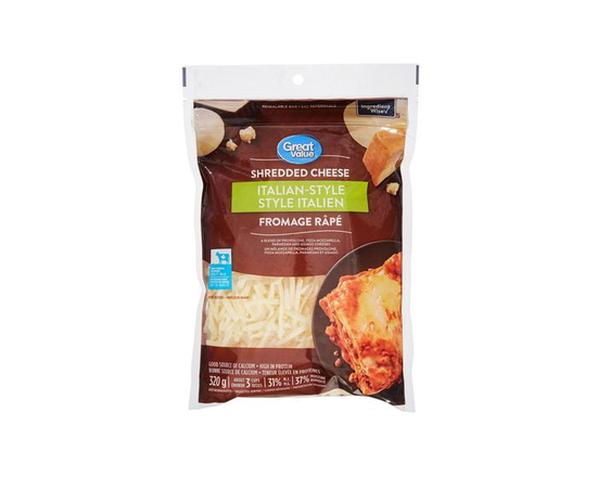 Great Value Italian-Style Shredded Cheese