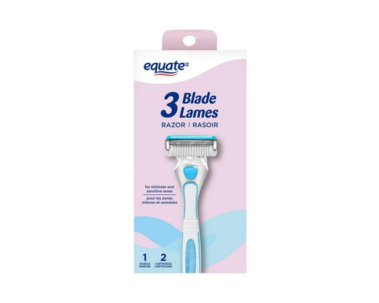 Equate Women's 3 Blade Razor with 2 Cartridges