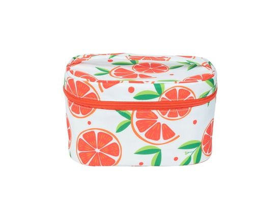 Eqb - Cosmetic Bag - LG Train Case Grapefruit - 1Pc