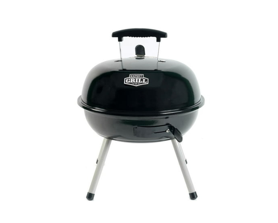 BARBECUE PORTATIF AU CHARBON DE BOIS, Expert Grill, Noir, CBT2203W-C