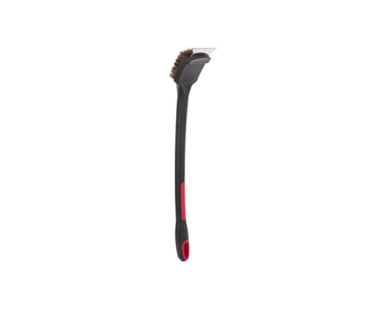 Brosse de barbecue avec poils de palmyre et manche long Expert Grill