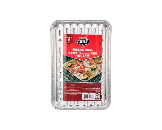 Expert Grill Foil Grilling Trays 6 Pack