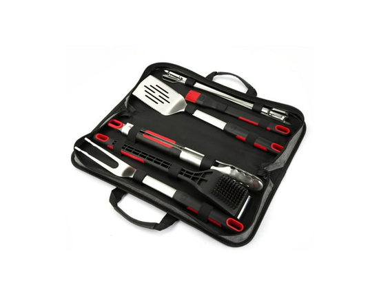 Expert Grill accessoires pour griller ensemble d’outils pour gril BBQ, 10 pièces Kit de gril en acier inoxydable
