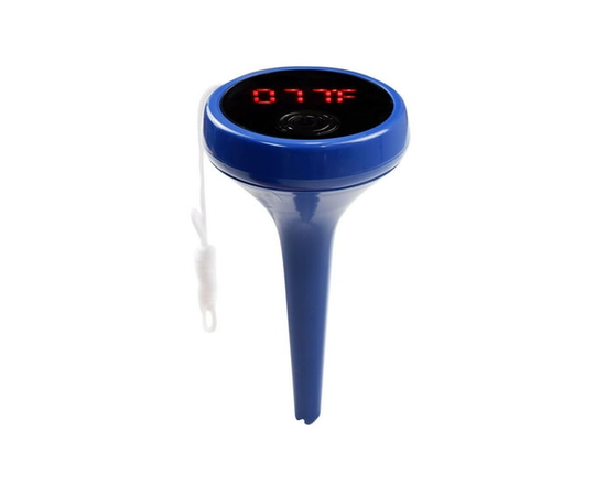 Mainstays Blue Pool Floating Swimming Digital Thermometer with LCD Display - 3