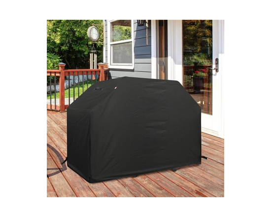 Expert Grill 60” Grill Cover, Abrasion & Water Resistant Black PVC. - 60 in