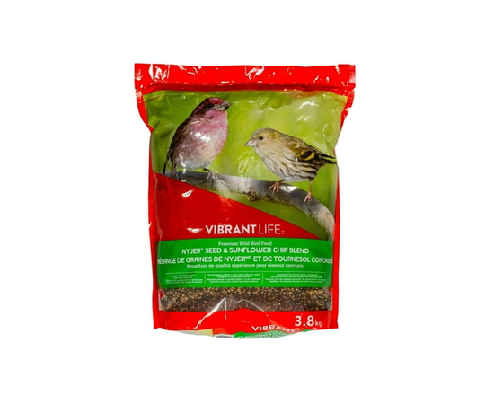 Vibrant Life Nyjer Seed & Sunflower Chip Blend Wild Bird Food Seed 3.8 kg - 3.8 kg